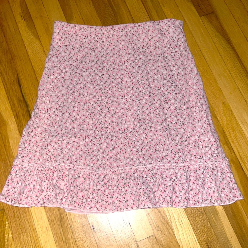 Brandy Melville floral coquette skirt